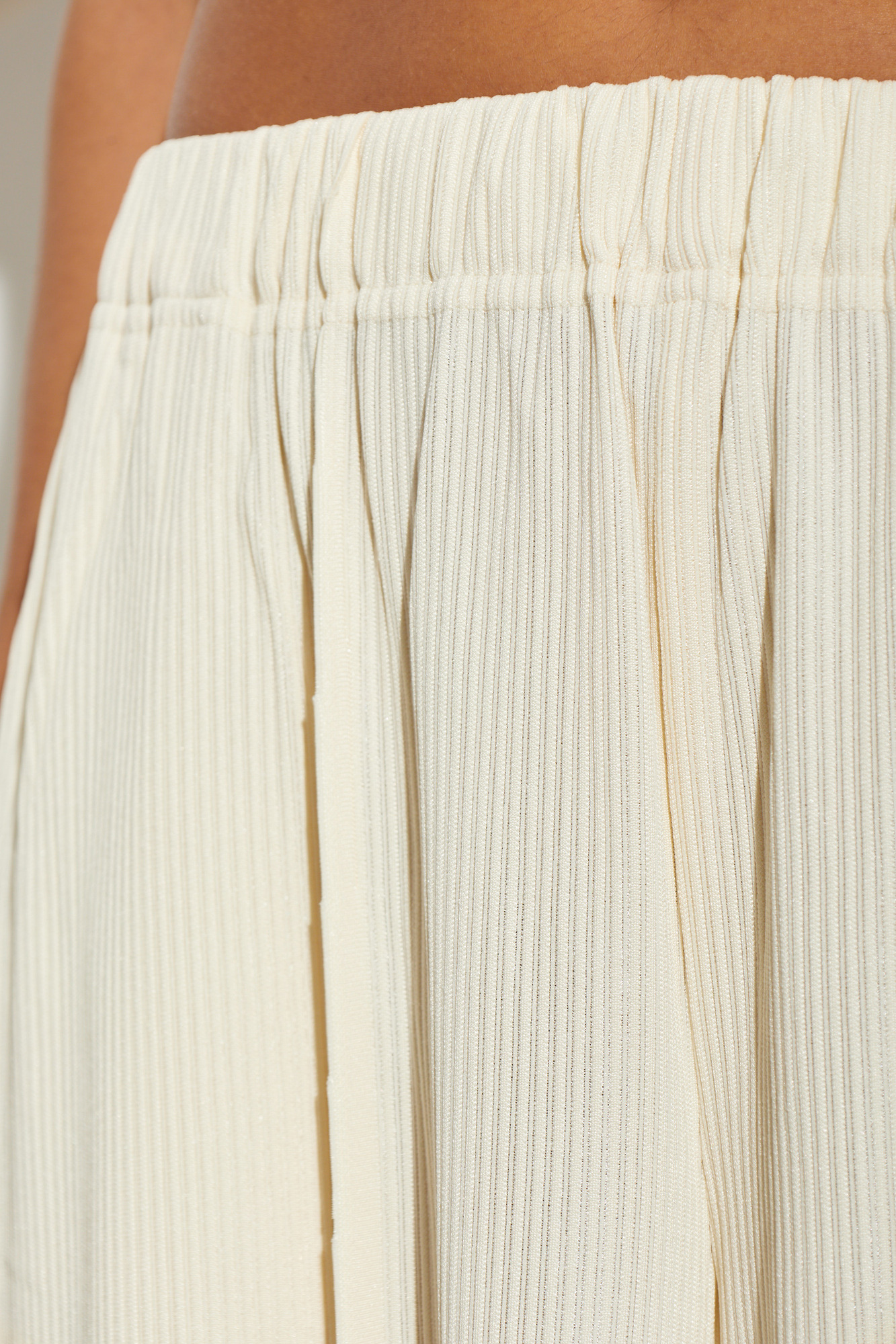 Cream Wide-leg pleated trousers Pleats Please Issey Miyake - Vitkac AS